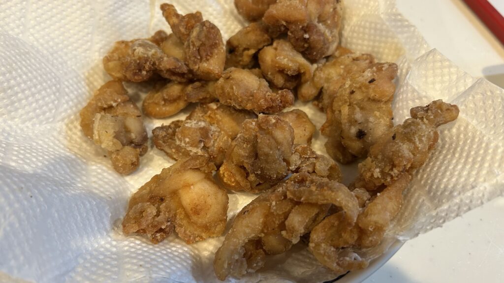【鶏の唐揚げ】|下味に使う調味料4つだけ⁉リュウジさんの動画で学んだ下味で作る「唐揚げ」