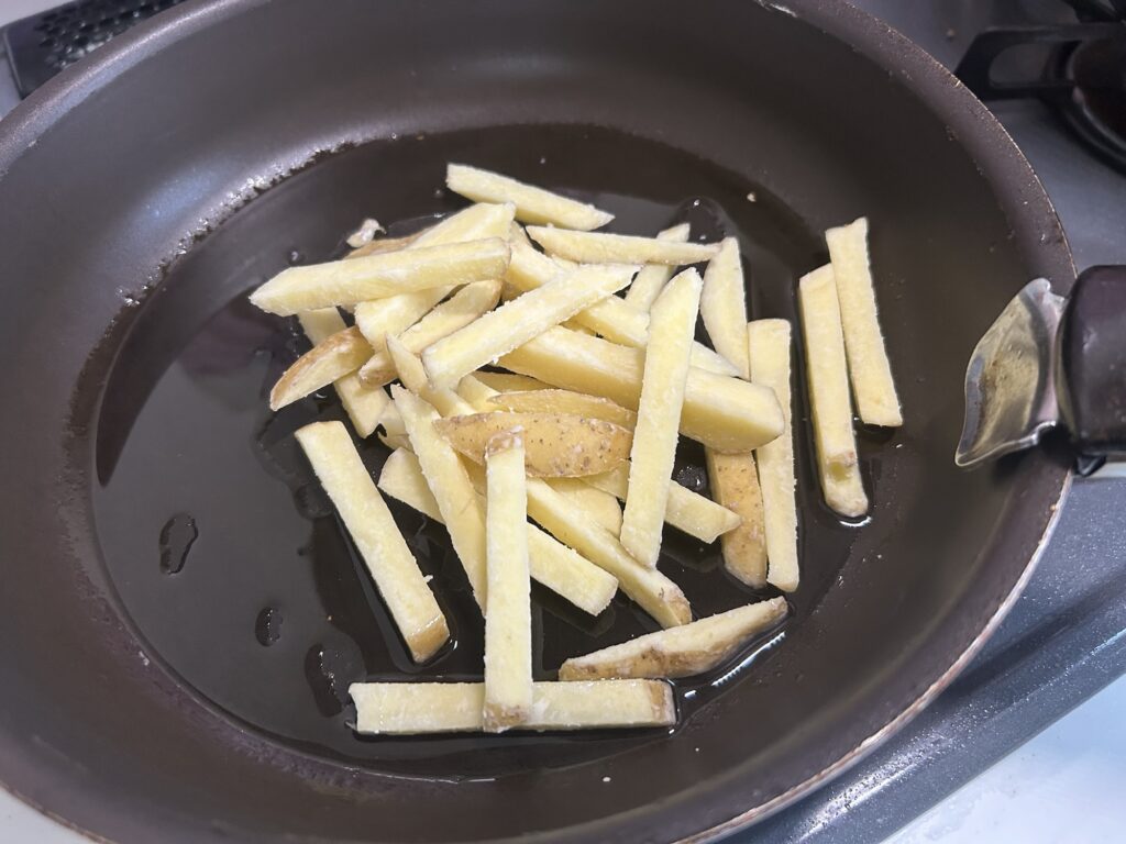 【ノンフライドポテト】|揚げずに作れる!クリスピー食感ポテト|「男の簡単料理レシピ」