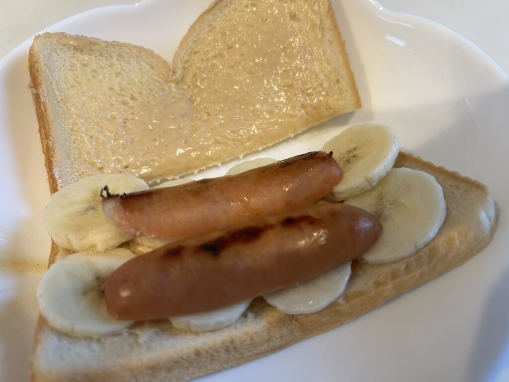 「男の簡単料理 レシピ」エルビス風ホットサンド｜せっかくグルメで日村さんが美味しそうに食べてたサンドをオマージュ