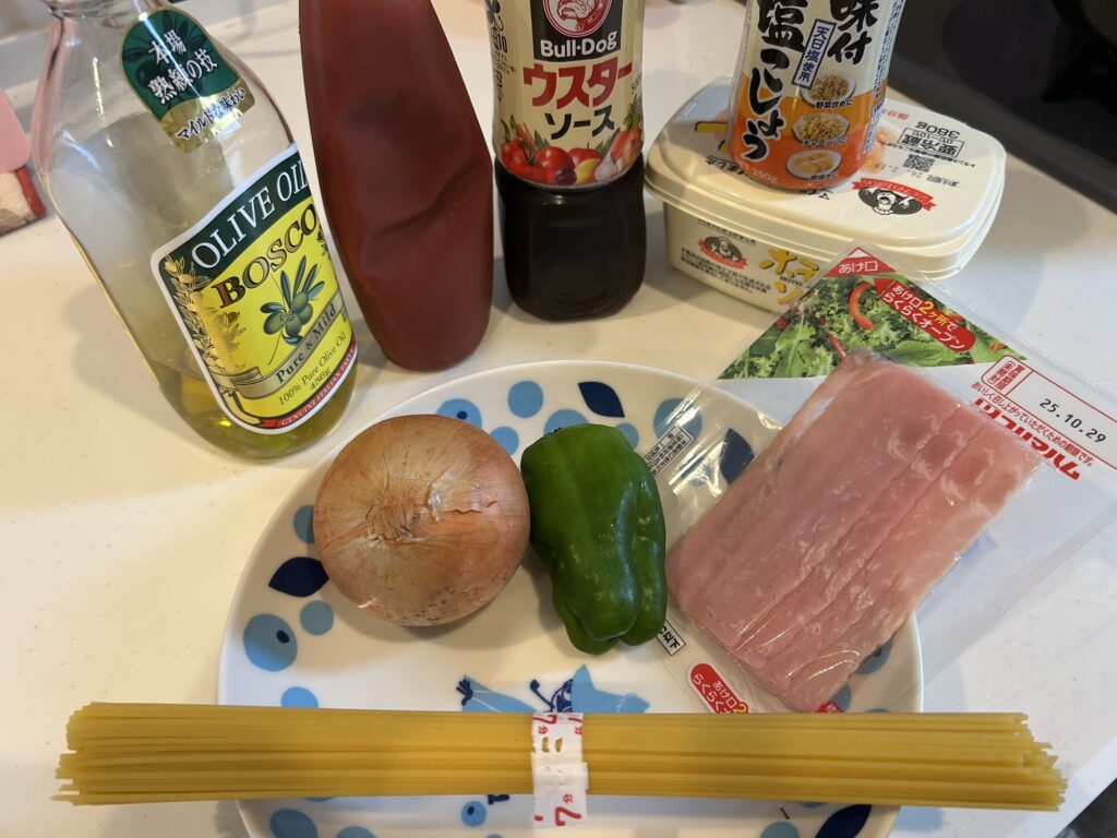 【男の料理】俺の「ワンパン ナポリタン」のレシピと実食レビュー