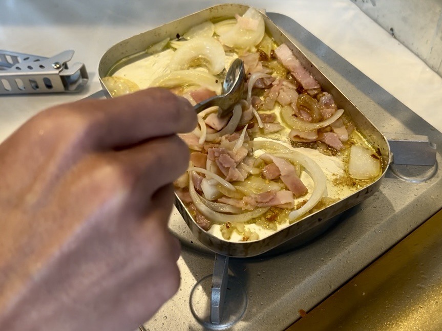 「アラビアータ風そうめん」レシピ＆実食レポ！｜メスティン１つでも出来るよ！【男の簡単料理】