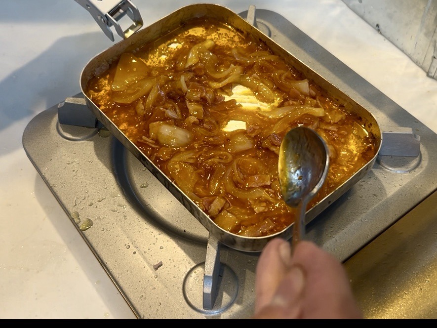 「アラビアータ風そうめん」レシピ＆実食レポ！｜メスティン１つでも出来るよ！【男の簡単料理】