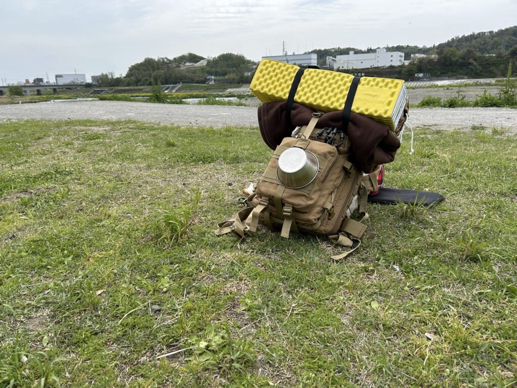 キャンプサイトに置いた「サイバトロン」|無骨ソロデイキャンプS2-1@府中郷土の森|