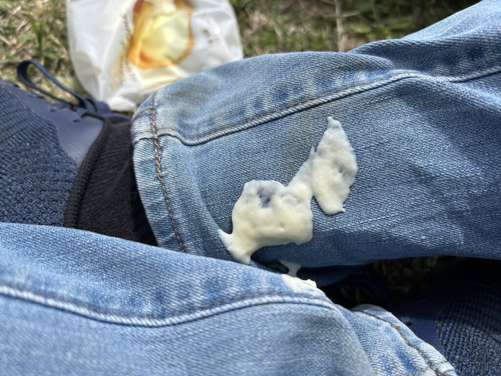 クリームをジーパンにこぼした…|無骨ソロデイキャンプS2-1@府中郷土の森|